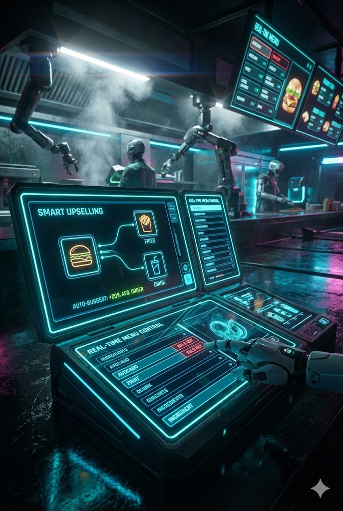 Restaurant Kitchen Order Management and Upselling