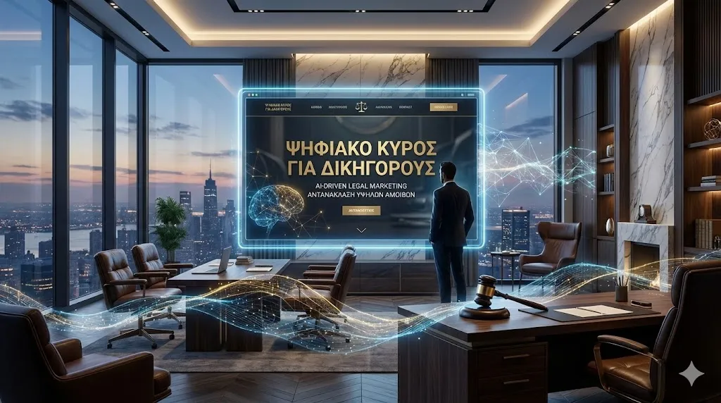 Η Ιστοσελίδα του Γραφείου σας Αντανακλά τις Αμοιβές σας; Digital Prestige για Δικηγόρους στην Εποχή του AI.