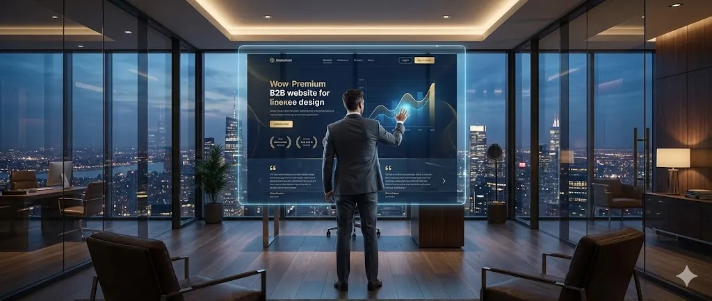 Η Ιστοσελίδα σας Διώχνει τους Premium Πελάτες; Η Ψυχολογία του High-End B2B Design.