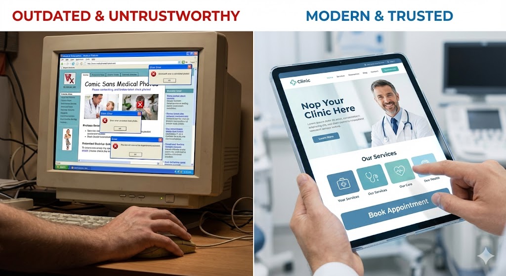 Ιατρικό Marketing: Γιατί η Ιστοσελίδα σας Διώχνει Ασθενείς αντί να Φέρνει Ραντεβού (και η Λύση).