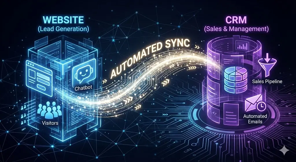 CRM και Ιστοσελίδα: Γιατί Πρέπει να "Μιλάνε" Μεταξύ τους για να Μην Χάνετε Ποτέ Κανένα Lead.