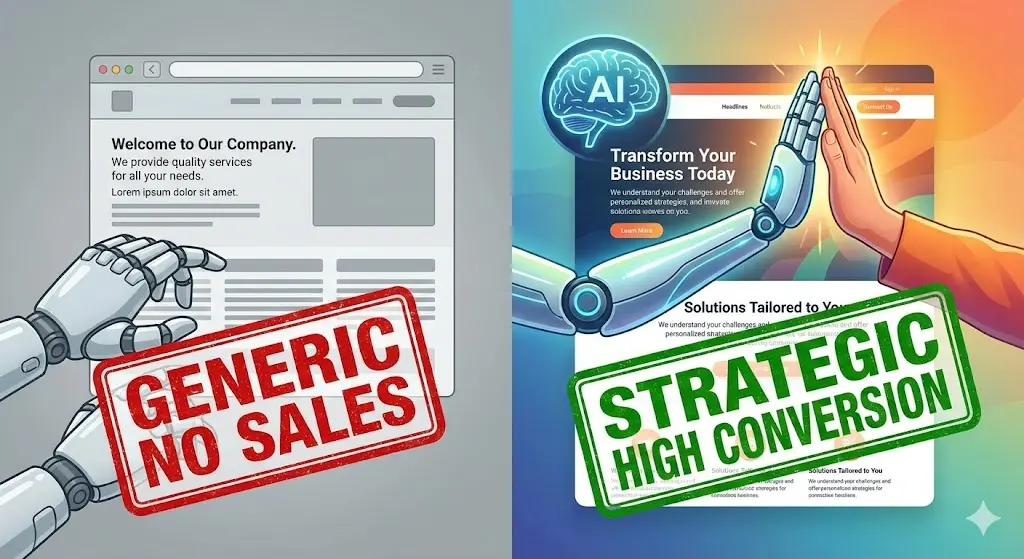 Έγραψα το site μου με το ChatGPT και δεν πουλάει": Γιατί το Generic AI Περιεχόμενο Καταστρέφει το Brand σας.