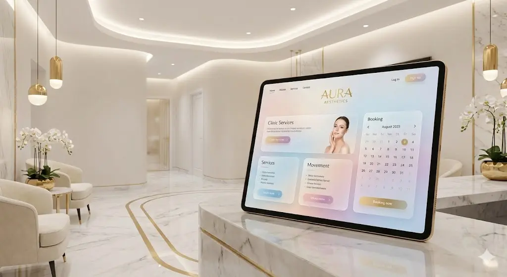 Η Ομορφιά Ξεκινάει Online: Web Design που Αντανακλά την Πολυτέλεια και την Υγιεινή του Κέντρου σας