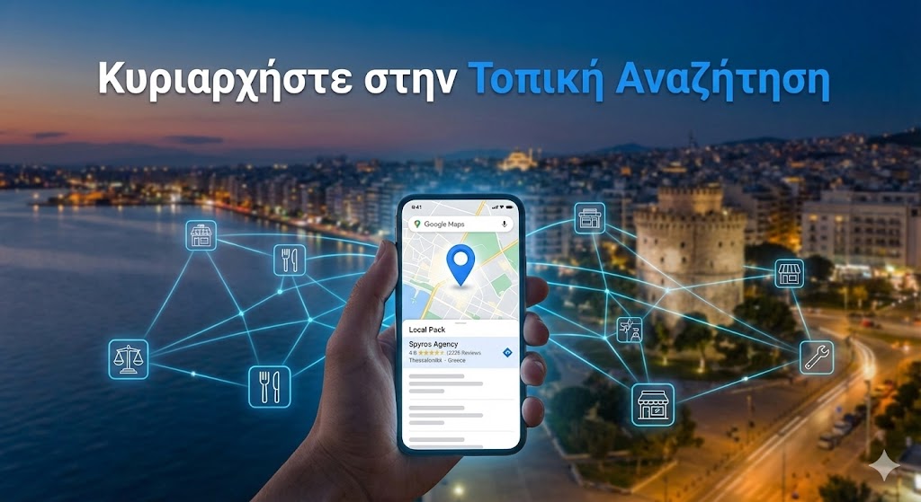 Κυριαρχήστε στην Τοπική Αναζήτηση: Πώς να Γίνετε η Νο1 Επιλογή στην Περιοχή σας με AI Local SEO.