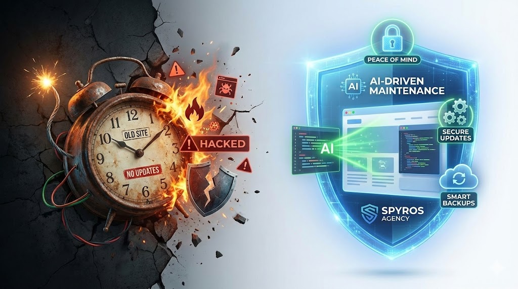 Είναι το Site σας "Ωρολογιακή Βόμβα"; Οι Κίνδυνοι της Ελλιπούς Συντήρησης (και η AI Λύση).
