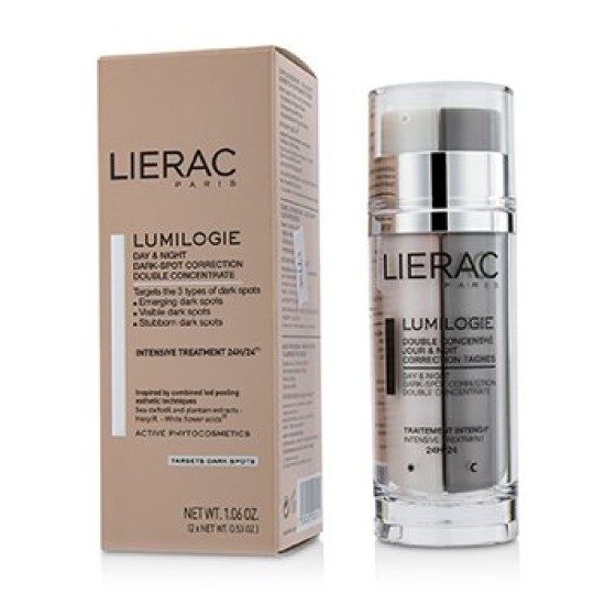 LIERAC LUMILOGIE DAY&NIGHT DARK-SPOT CORRECTION DOUBLE CONCENTRATE 30ml