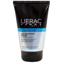 LIERAC HOMME NETTOYANT PURIFIANT GEL MOUSSANT VISAGE 100ML