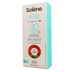 Solene Ultra Satin Αντηλιακή Κρέμα Προσώπου για Ξηρές Επιδερμίδες SPF30 50ml