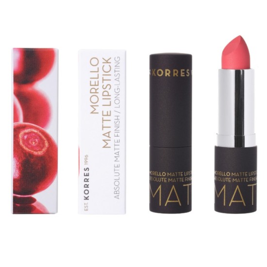 KORRES MORELLO Matte Lipstick 49 Watermelon Sorbet 3.5g