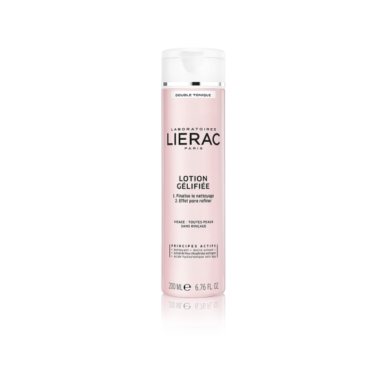 Lierac Demaquillant Lotion Gelifiee Λοσιόν Ζελ Διπλής Τόνωσης για όλες τις Επιδερμίδες 200ml