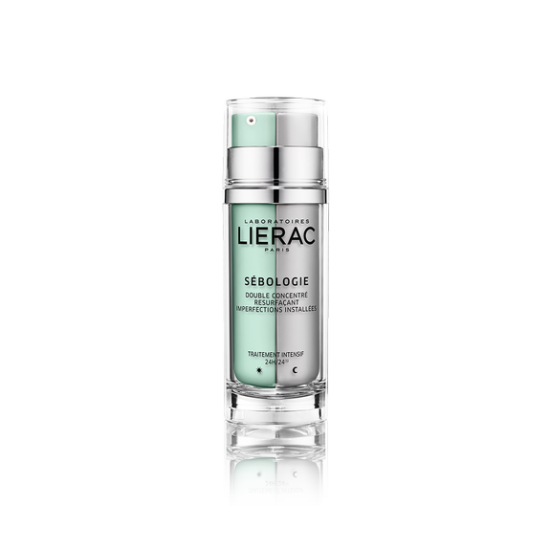 Lierac Sebologie Double Concentre Διπλό συμπύκνωμα resurfacing για επίμονες ατέλειες 30ml (15+15ml)