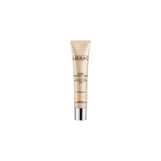 Lierac Teint Perfect Skin Perfecting Illuminating Fluid SPF20 01 Beige Clair Λεπτόρρευστο Make up Προσώπου 30ml