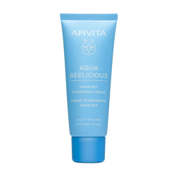 Apivita Aqua Beelicious Απαλή Κρέμα Ενυδάτωσης με Λουλούδια & Μέλι Πλούσιας Υφής 40ml