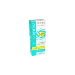 COVERDERM Filteray Face Plus 2 in 1 Sunscreen & After Sun Care Soft Brown SPF50+ Dry/Sensitive - 50 ml.