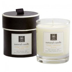 Apivita Natural Candle Orange, Cedarwood & Clove 235gr