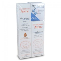 Avene Hydrance Optimale Serum 40ml & Hydrance Optimale Rich SPF30 Teint 30ml -50% στο 2ο Προϊόν