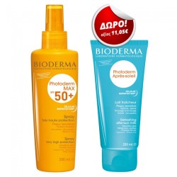 Bioderma Photoderm Max Spray SPF50+ 200ml & ΔΩΡΟ Apres-soleil 100ml