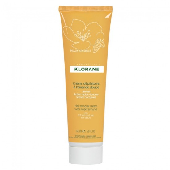 Klorane Creme Depilatoire a l'Amande Douce 150ml