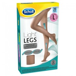 Scholl Light Legs 20 Den Size Large Beige