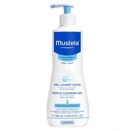 Mustela Gentle Cleansing Gel Hair & Body 500ml