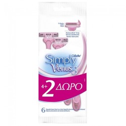 Gillette Venus Simply 3 4+2τεμ ΔΩΡΟ