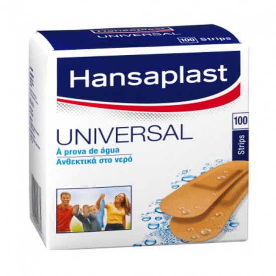 Hansaplast Universal Family Pack Water Resistant Wide Strips 19x72mm 100 strips