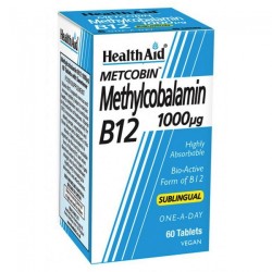 Health Aid Metcobin Methylcobalamin B12 1000mg 60tabs