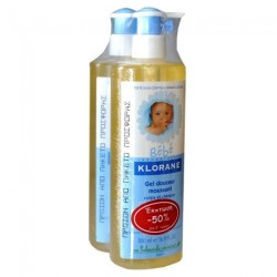 Klorane Bebe Gel Douceur Moussant 500ml Προσφορά το 2ο Προϊόν -50% 2x500ml