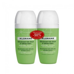 Klorane Efficacite 24h A L' Althea Blanc Roll On Προσφορά το 2ο Προϊόν -50% 2x40ml