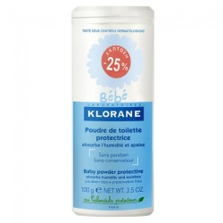 Klorane Promo Bebe Poudre De Toilette Protectrice 100ml -25%