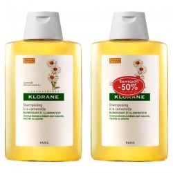 Klorane Shampoo Camomille 400ml Προσφορά το 2ο Προϊόν -50% 2x400ml