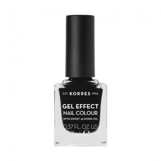 Korres Gel Effect Nail Colour No 100 Black 11ml