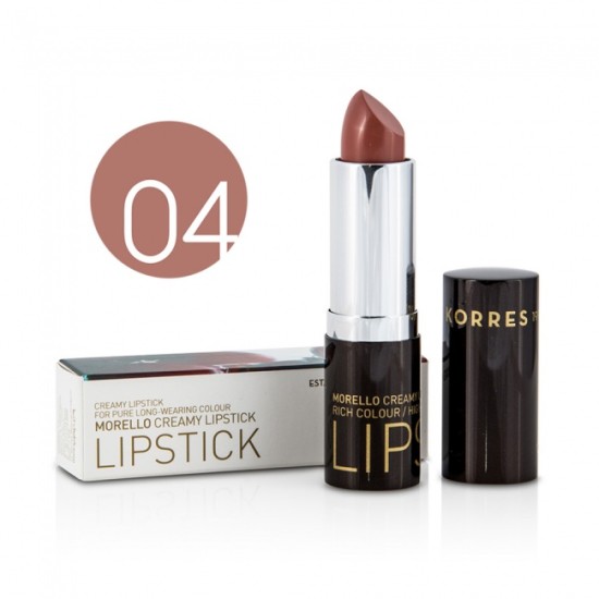 Korres Morello Creamy Lipstick No 04 Honey Nude 3.5g