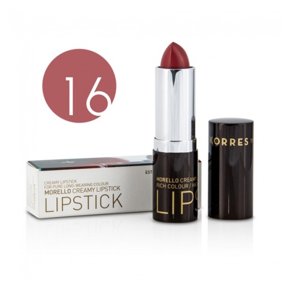 Korres Morello Creamy Lipstick No 16 Blushed Pink 3.5g