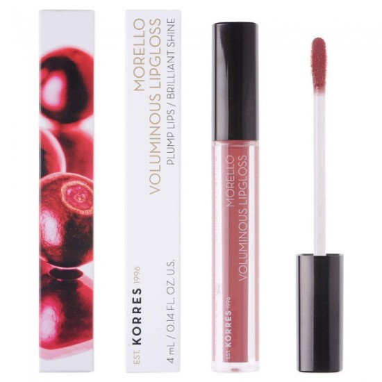 Korres Morello Voluminous Lip Gloss 23 Natural Purple 4ml