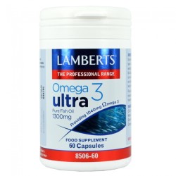 Lamberts Omega 3 Ultra Pure Fish Oil 1300mg 60caps