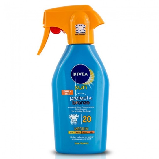 Nivea Sun Protect & Bronze Trigger  Spray SPF 20 300ml