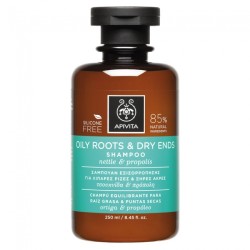 Apivita Oily Roots & Dry Ends Shampoo με Τσουκνίδα & Πρόπολη 250ml