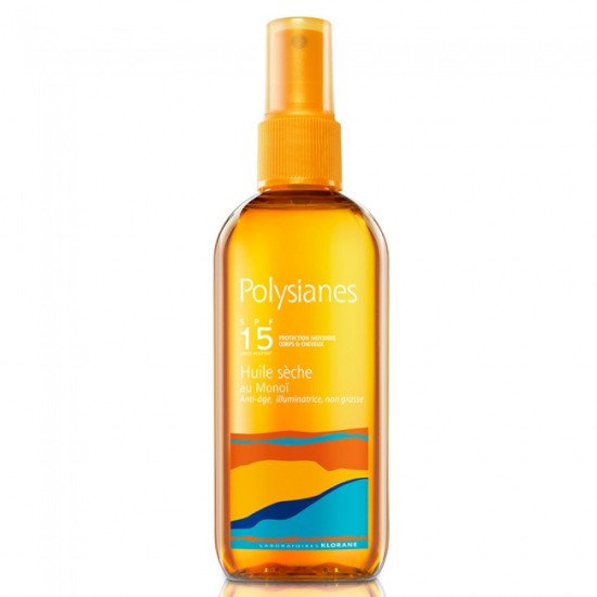 Polysianes Spray Huile Seche au Monoi SPF15 150ml