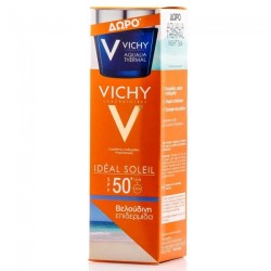 Vichy Promo Pack Ideal Soleil Velvet SPF50 και ΔΩΡΟ Aqualia Thermal Night Spa 15ml