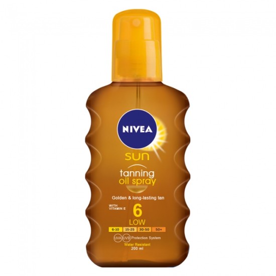 Nivea Sun Tanning Oil Spray SPF 6 200ml