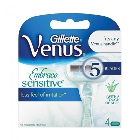 Gillette Venus Embrace Sensitive Ανταλλακτικά 4 τεμ