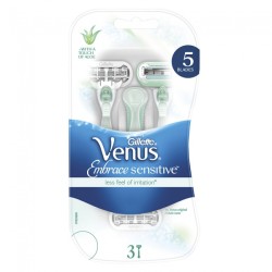 Gillette Venus Embrace Sensitive Μιάς Χρήσης 3τμχ