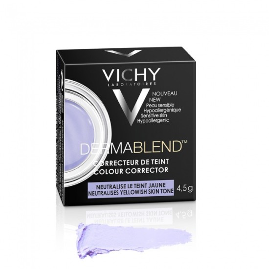 Vichy Dermablend Colour Corrector Neutralises Yellowish Skin Tone Purple 4,5gr