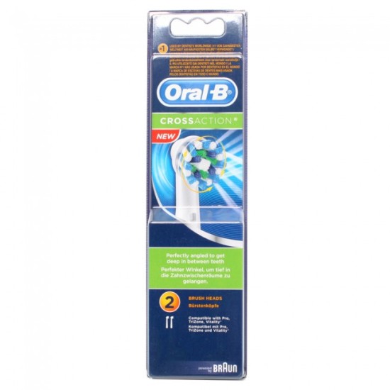 Oral B Ανταλλακτικά Cross Action 2τμχ