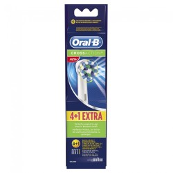 Oral B Ανταλλακτικά Cross Action 4+1τμχ ΔΩΡΟ