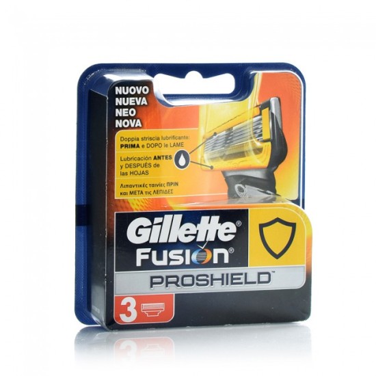 Gillette Aνταλλακτικά Fusion Proshield 3τμχ