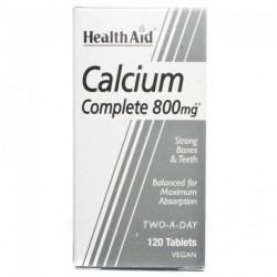 Health Aid Balanced Calcium Complete 800mg Tablets 120