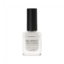 Korres Gel Effect Nail Colour No 02 Porcelain White 11ml