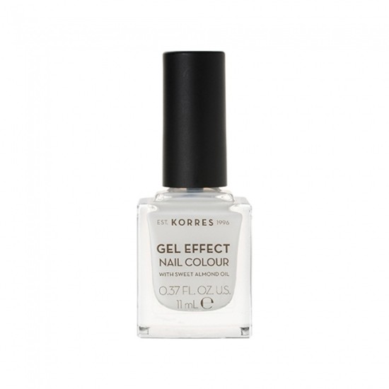 Korres Gel Effect Nail Colour No 02 Porcelain White 11ml